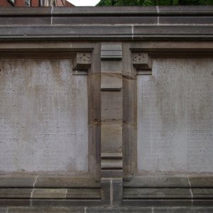 Nottinghamshire County War Memorial  Left Screen Wall