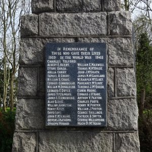 Downpatrick War Memorial WW2
