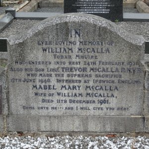 William Trevor McCALLA