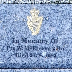 Wilfred McELVEEN (UDR Memorial has McIlveen)