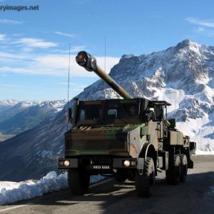 CAESAR in the Alps  Truck mounted artillery system