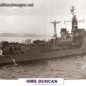 HMS Duncan Frigate