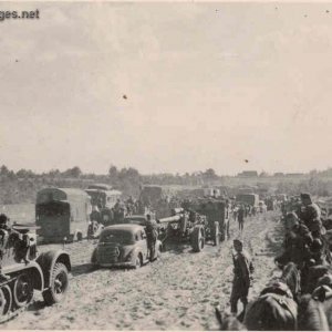 German vehicles on the move