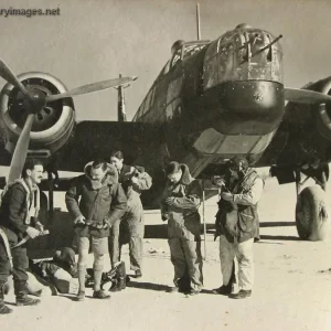British bomber, WWII probably in North Africa