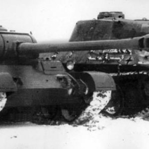 T-44-122 and T-V Panter tanks