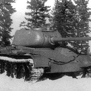 T-44 prototype tank fitted with a 85mm gun