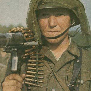 German MG gunner