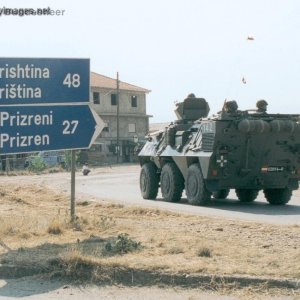 Pandur 6x6 Austrian Army, KFOR Mission