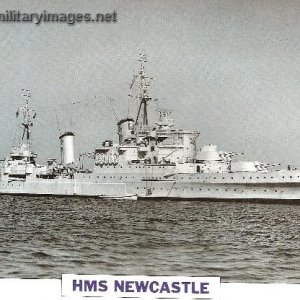 HMS Newcastle Cruiser