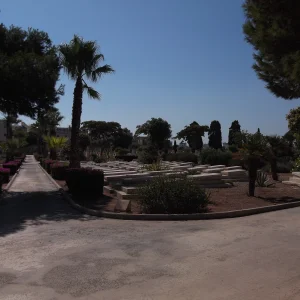 View of Capuccini Naval Cemetery