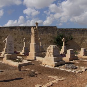 View of Capuccini Naval Cemetery