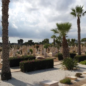 View of Capuccini Naval Cemetery