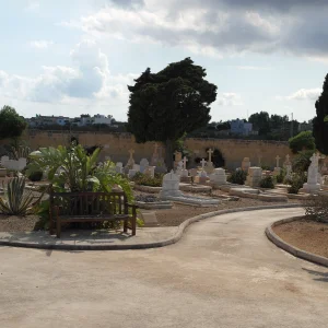 View of Capuccini Naval Cemetery