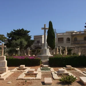 View of Capuccini Naval Cemetery