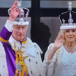 H.R.H. King Charles and Queen Camilla.