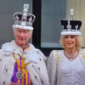 H.R.H. King Charles and Queen Camilla.