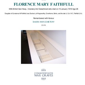 Florence Mary Faithfull