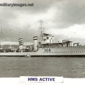 HMS Active Destroyer