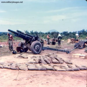 Vietnam War, building gun placements