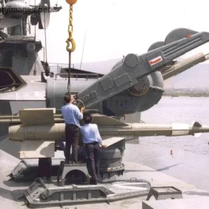 Indian Navy - Sailors arm a launcher with S-125M SAM