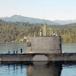 Diesel-electric submarine HMCS Victoria (SSK 876)