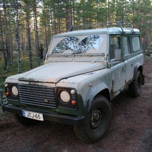 Land-Rover Defender at Ex Pyry 2006 - Finnish Army