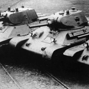 A-8, A-20, T-34 (model of 1940), T-34 (model of 1941)