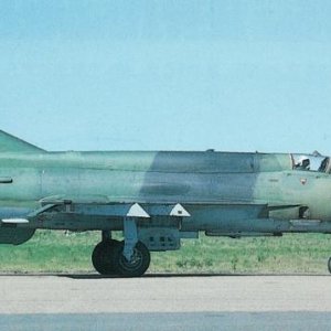 MiG-21bis at Oulu in June 1996 - Finnish Air Force
