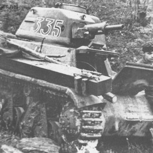 WWII - A Hotchkiss from Panzer-Abteilung 211 in 1941