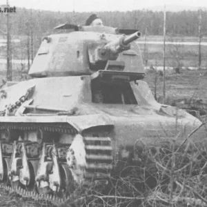 WWII - A Hotchkiss from Panzer-Abteilung 211