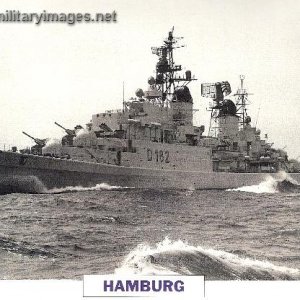 Hamburg German General-Purpose Destroyer