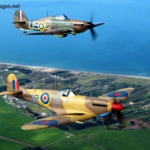 Battle of Britain Memorial Flight - Spitfire & Hurricane
