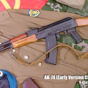 Romanian AK-74 (posing as a Russian)