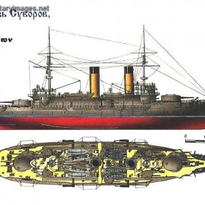 Knyaz Suvorov Imperial Russian Battleship