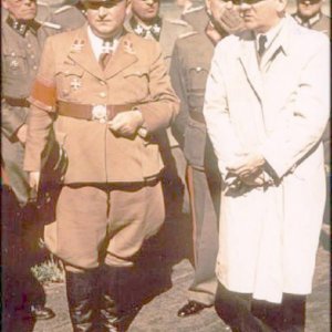 Martin Borman and Adolf Hitler