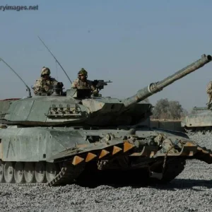 CAF Leopard C2 - prepares to leave FOB ZL Dec 06