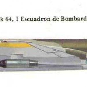 EE Canberra B, Mk64, 1 Escuadron de bombardeo FAA