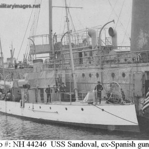 USS Sandoval (1895-1919) Photographed in 1898