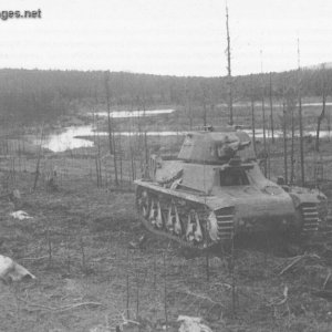 Hotchkiss from Panzer-Abteilung 211 at Alakurtti in 1942