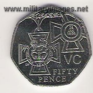 Victoria Cross 50p coin