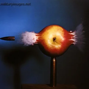 Bullets Cutting through various targets.
