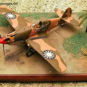 P-40 Flying Tiger of the Chinese Air Force, 1/48th scale maodel