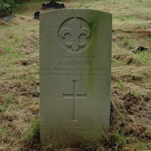 3533347 Private JJ kinley - The Manchester Regiment
