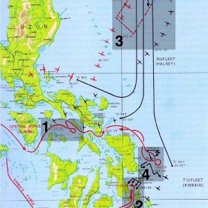 The Battle of Leyte Gulf, October 1944