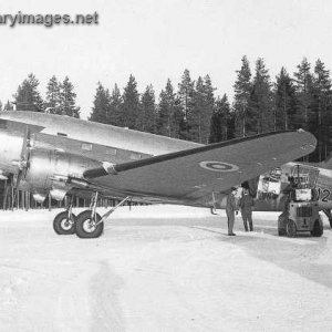 Douglas C-47A at Utti in winter 1971-72