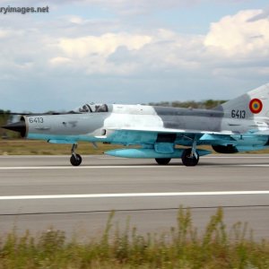 Romanian air force MiG 21 Fishbed