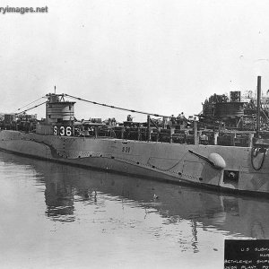 USS S36 s Class submarine