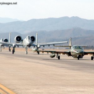 A-37 leads two A-10 Thunderbolt IIs