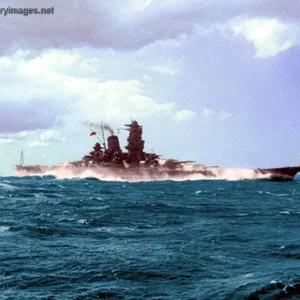 IJN Yamato underway