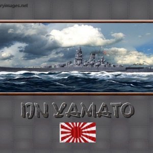 IJN Yamato underway